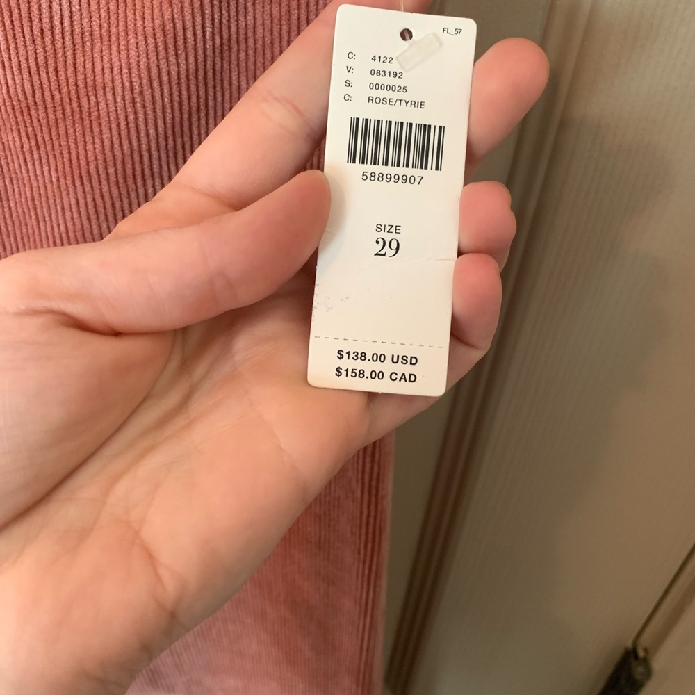 Anthropologie Corduroy Cropped Pants - Picture 2 of 6